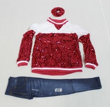 Weissman Girl's Play Hard Three Piece Dancer Costume Set CB6 Pink Size: LC 14