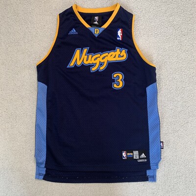 バスケットボール adidas - adidas Denver Nuggets Jersey #3 IVERSON Vintage Denver Nuggets Allen Iverson #3 Adidas NBA