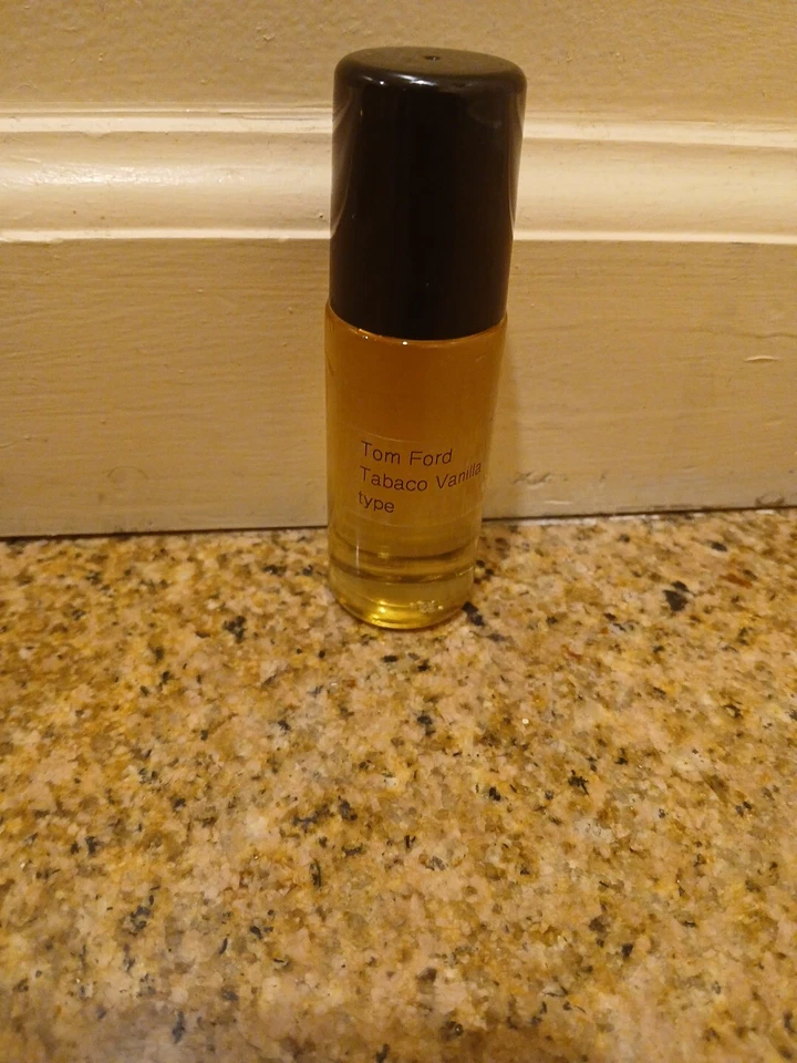 Aceite de perfume de vainilla Tom Ford Tobacco* (impresión unisex) 1 OZ Roll-o rico sin cortar Foto 3 de 3