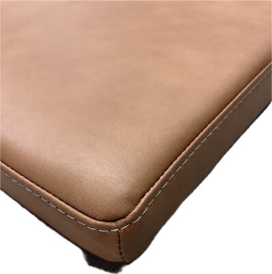 Sitzkissen Bankkissen Echt-Leder Grau Antirutsch 40x40x3 cm | Lederstühle Esszimmer-Stühle kaufen bei | SIX® Markenmöbel