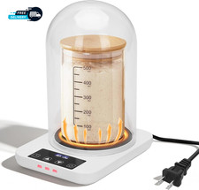 Sourdough Starter Warmer with Glass Dome Precise 1 F Thermostat Control
