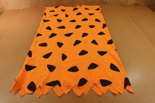 Maxim Party Supplies Adult One Size Orange Fred Flinstone Tunic 1 Piece Costume