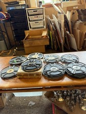 Vintage Silent Movie Reels Lot of 13 - Various Titles L K 9.5 mm Popeye MORE