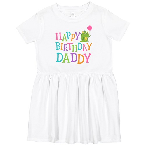 Inktastic Happy Birthday Daddy Boy Girl Party Outfit Toddler Dress Dad Childrens