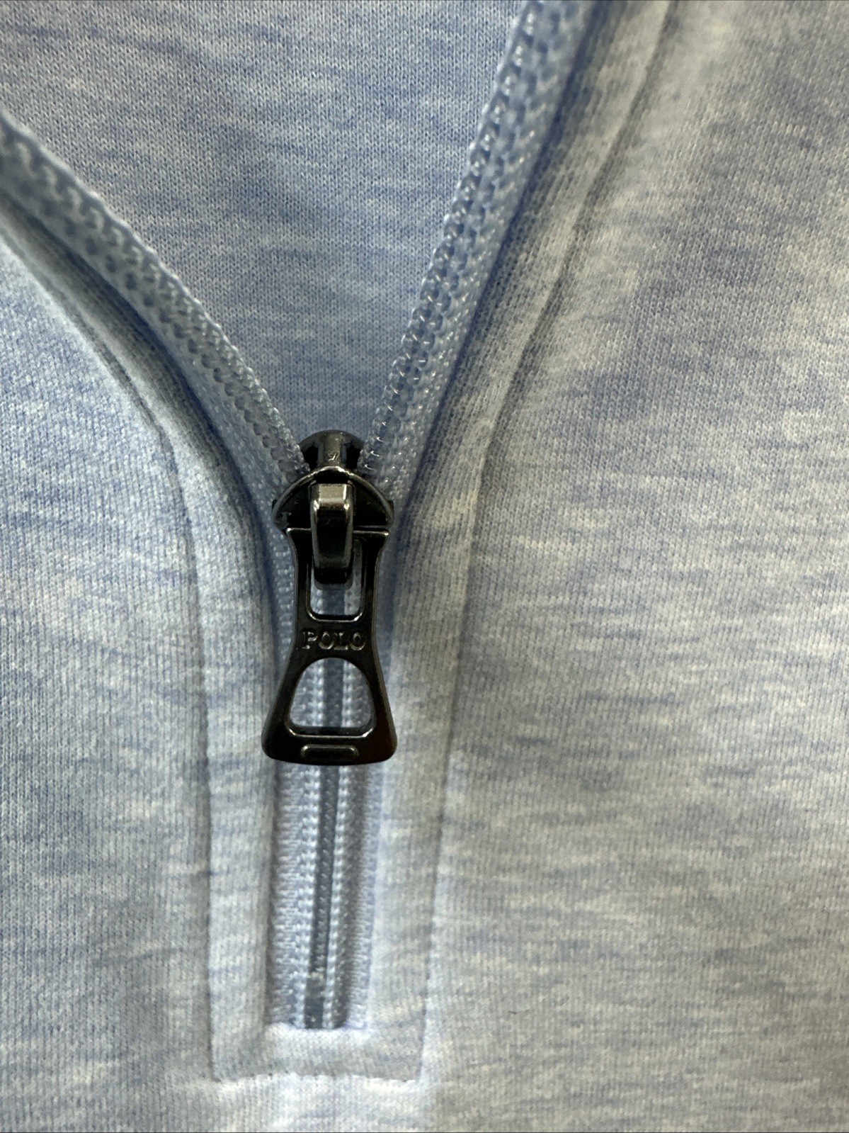 Polo Ralph Lauren Mens Light Blue 1/4 Quarter Zip Pullover Sweater XL thumbnail 6