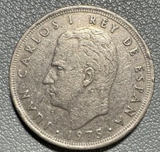 1975 Spain 5 Peseta coin - Great Condition