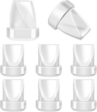 8Pcs Duckbill Valves Compatible with Momcozy M5, Replacement Duckbill Pump Parts