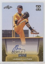 2020 Leaf Draft Auto Gold Jagger Haynes #BA-JH1 Auto 01wi