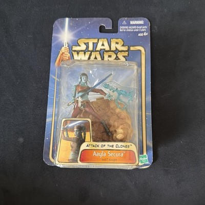 Star Wars Attack Of The Clones Aayla Secura Jedi Knight 3.75 Action Figure 2002