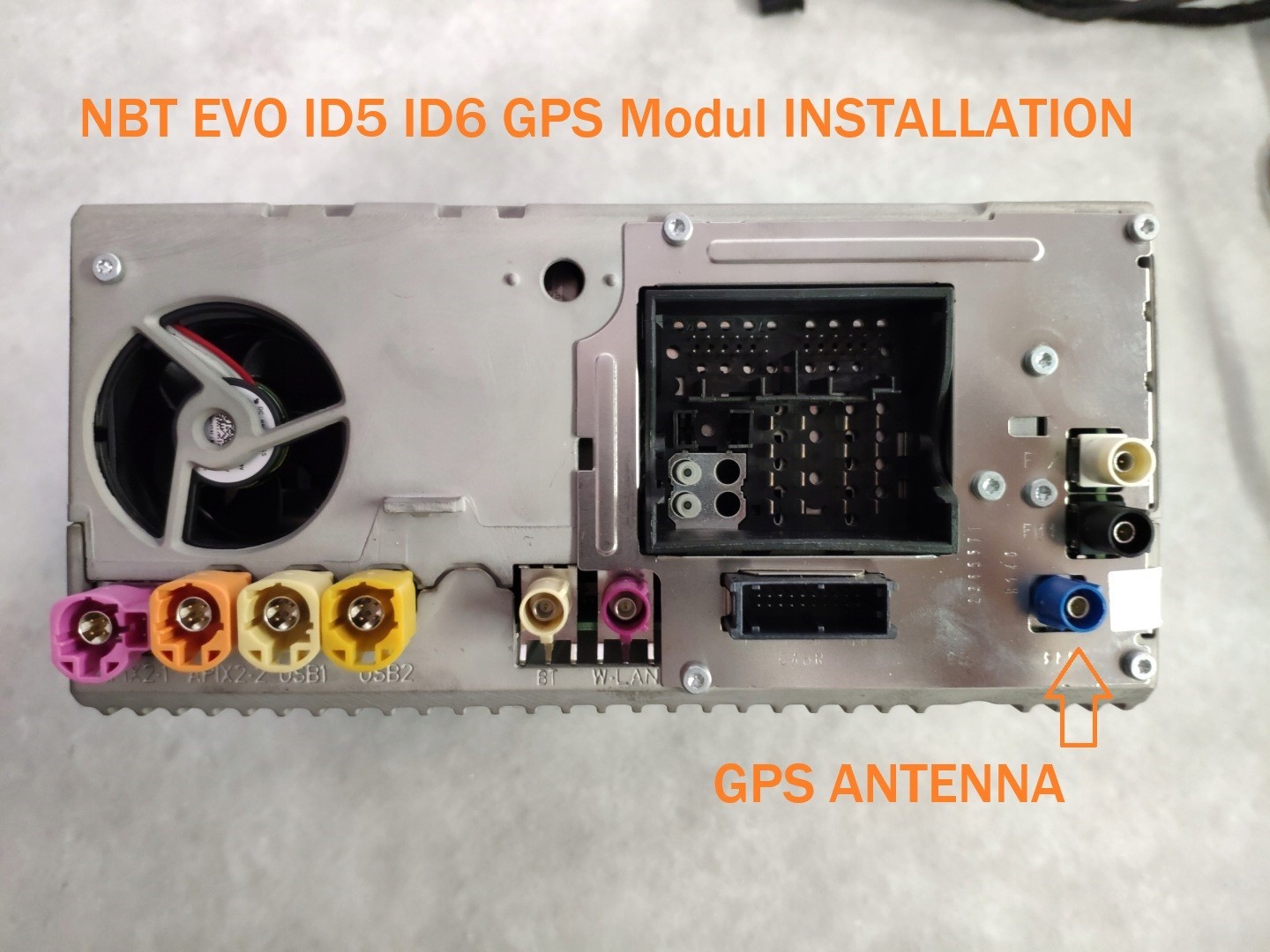 BMW NBT EVO ID5 ID6 GPS Module INSTALLATION
