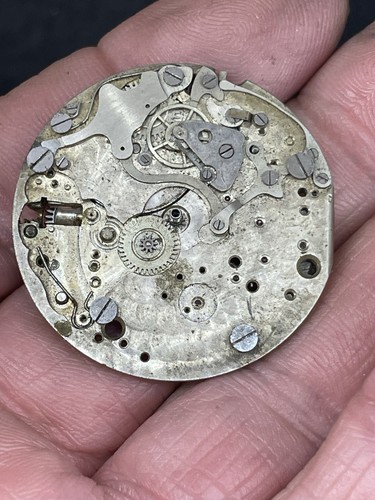 Sehr seltene Eberhard Cal 16000 3 Register Chronograph Uhrwerk Teile. Landeron 60 ? - Bild 8 von 11