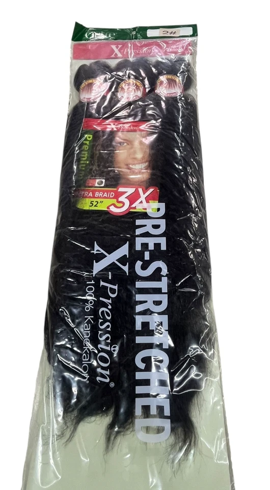 Cabello trenzado preestirado 3X 52" Sensationnel Xpression todos los colores Foto 4 de 4
