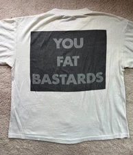 Vintage 1990 Authentic Faith No More T-Shirt You Fat Bastards Rock  Band