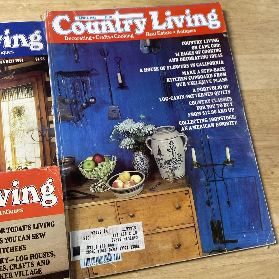 Country Living Magazines Lot Of 7 - 1981 & 1982 - Image 4 of 4
