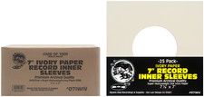  1000 7" Record Inner Sleeves - Premium COLORED Ivory Paper 45rpm ARCHIVAL