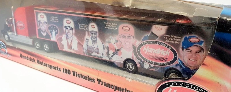 Hot Wheels 39cm Long 54686 - Hendricks Motorsport 100 Victories Transporter - Image 2 of 4