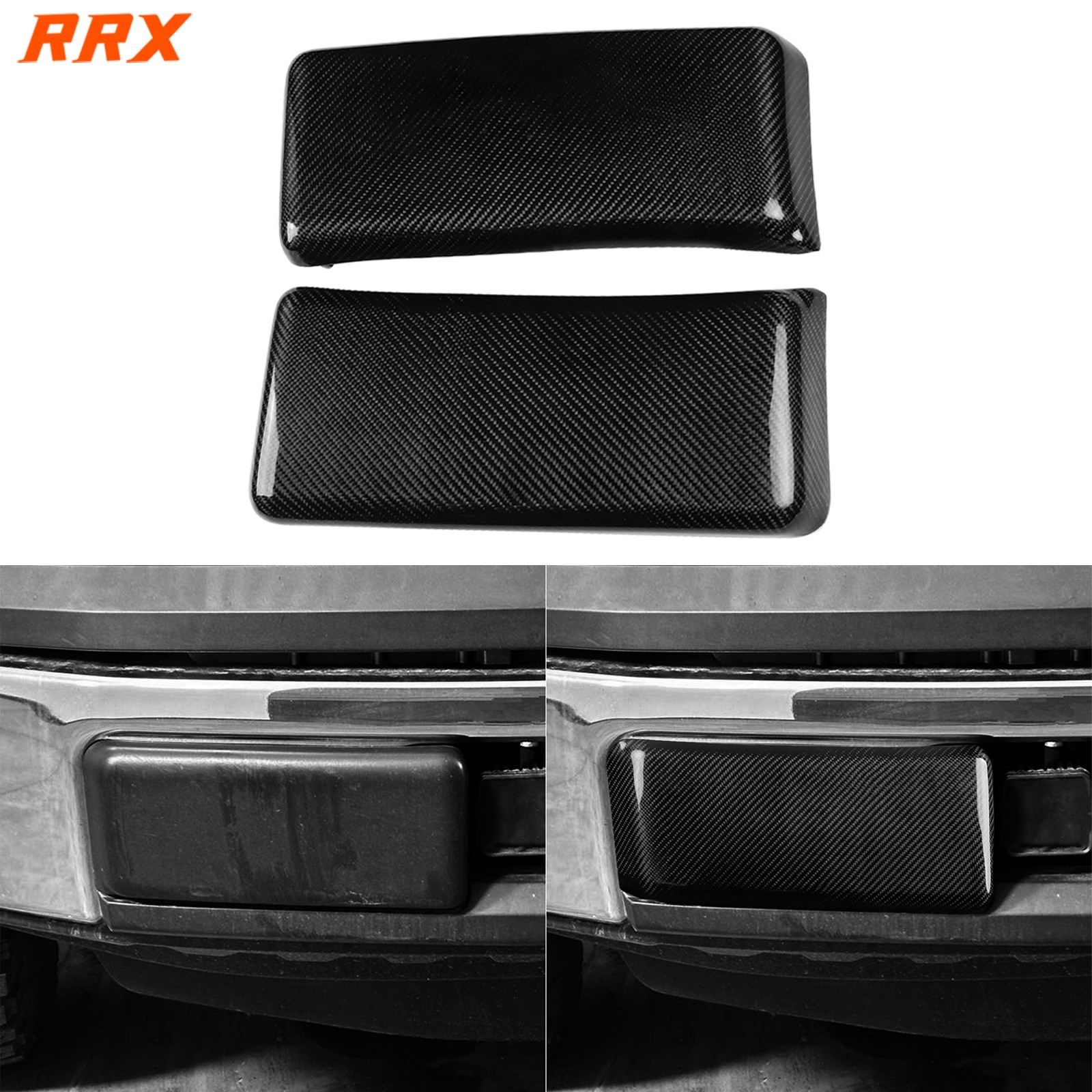 Real Carbon Fiber Front Bumper Guard Replace Cover For Ford F150 Raptor 2009-14