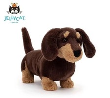 Jellycat Otto Sausage Dog 28CM Plush Doll Tag + Dust Bag Christmas Birthday Gift