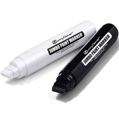 Paint Markers Pens, 2 Pack of Black and White, Premium Permanent Acrylic Paint P