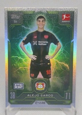 Topps Match Attax Bundesliga 2025-26 No. 354 Alejo Sarco Debut Rising Star