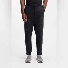 BOSS Stretch Cotton Tracksuit Sweatpants Logo Print Hadiko -Dark Blue Sz XXL