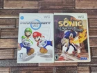 Mario Kart Wii (Nintendo Wii, 2008) CIB Tested And Works w/ Sonic Secret Rings