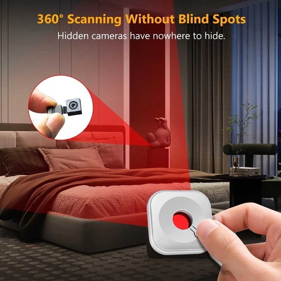 Easy-to-Carry Hidden Camera Detector – Spy Equipment for Hotels, Offices, Guests - Image 3 of 4