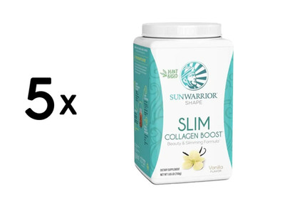 5 x Sunwarrior Slim Collagen Booster (750g) Vanilla (77,33 EUR/kg)