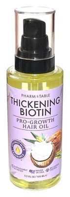Pharm & Table Thickening Biotin Pro-Growth Hair Oil 3.3 fl.oz