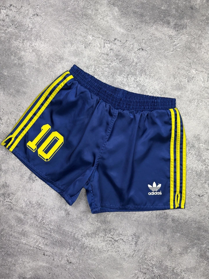 Vintage Adidas Football Shorts Retro style Rare Colombia #10 Size Medium - Image 3 of 4