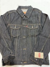 NWT Levi s Youth Large 12-13 Jean Jacket Trucker Levi Denim Coat Dark Wash NEW