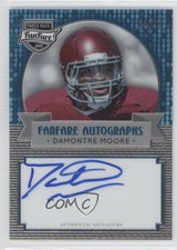 2013 Press Pass Fanfare Aqua 19/99 Damontre Moore #DM2 Auto 0v1