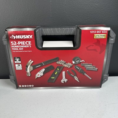 #ad Tool Kit Husky 52 Piece Homeowner#x27;s Tool Kit 1013 957 634 New $31.99