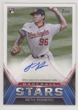 2021 Topps Update Baseball Stars Auto Seth Romero #BSA-SR Auto 1l5