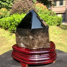 4.48LB Natural Black Crystal Quartz Mineral Specimen Healing Reiki 2511