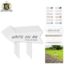 Rustic Blank Arrow Signs with Durable Stakes - Effective Direction for Events