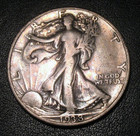 OLD US COINS 1938 D  KEY DATE SILVER WALKING LIBERTY HALF DOLLAR 50 CENTS — photo 1