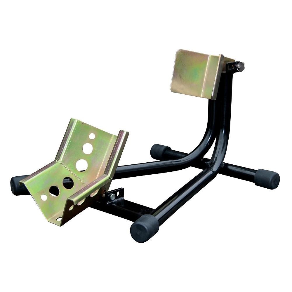 BikeTek Motorcycle Front Wheel Chock 12- 18"" Front Wheel Paddock Stand