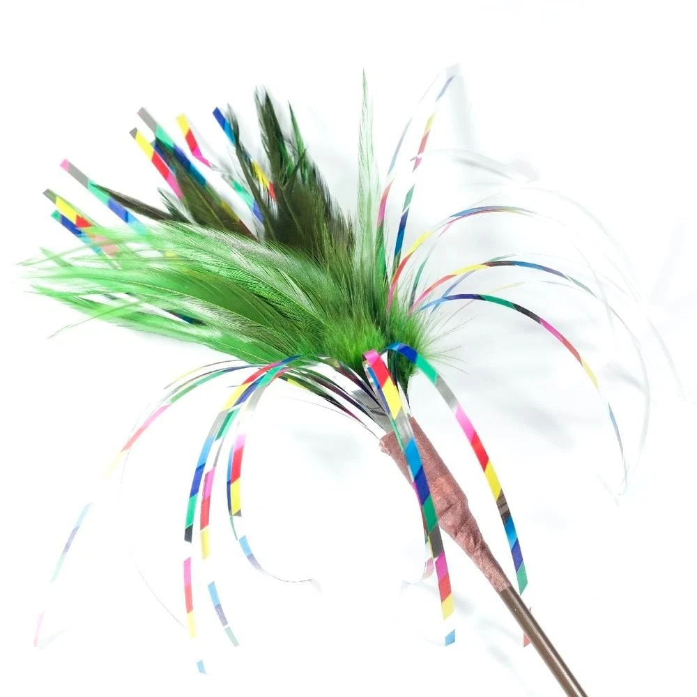 Go Cat Long Sparkling Kitty Duster Cat Teaser Toy
