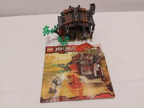 LEGO NINJAGO: Blacksmith Shop (2508) Missing A Golden Sword 99% Complete