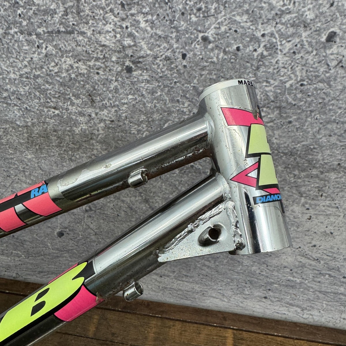 Vintage Diamondback Viper 6 BMX Frame Steel Chrome Geared Shifter