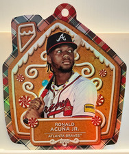2024 Topps Holiday - Oversized Ornaments Die-Cuts Ronald Acuña Jr. #MLBO-3
