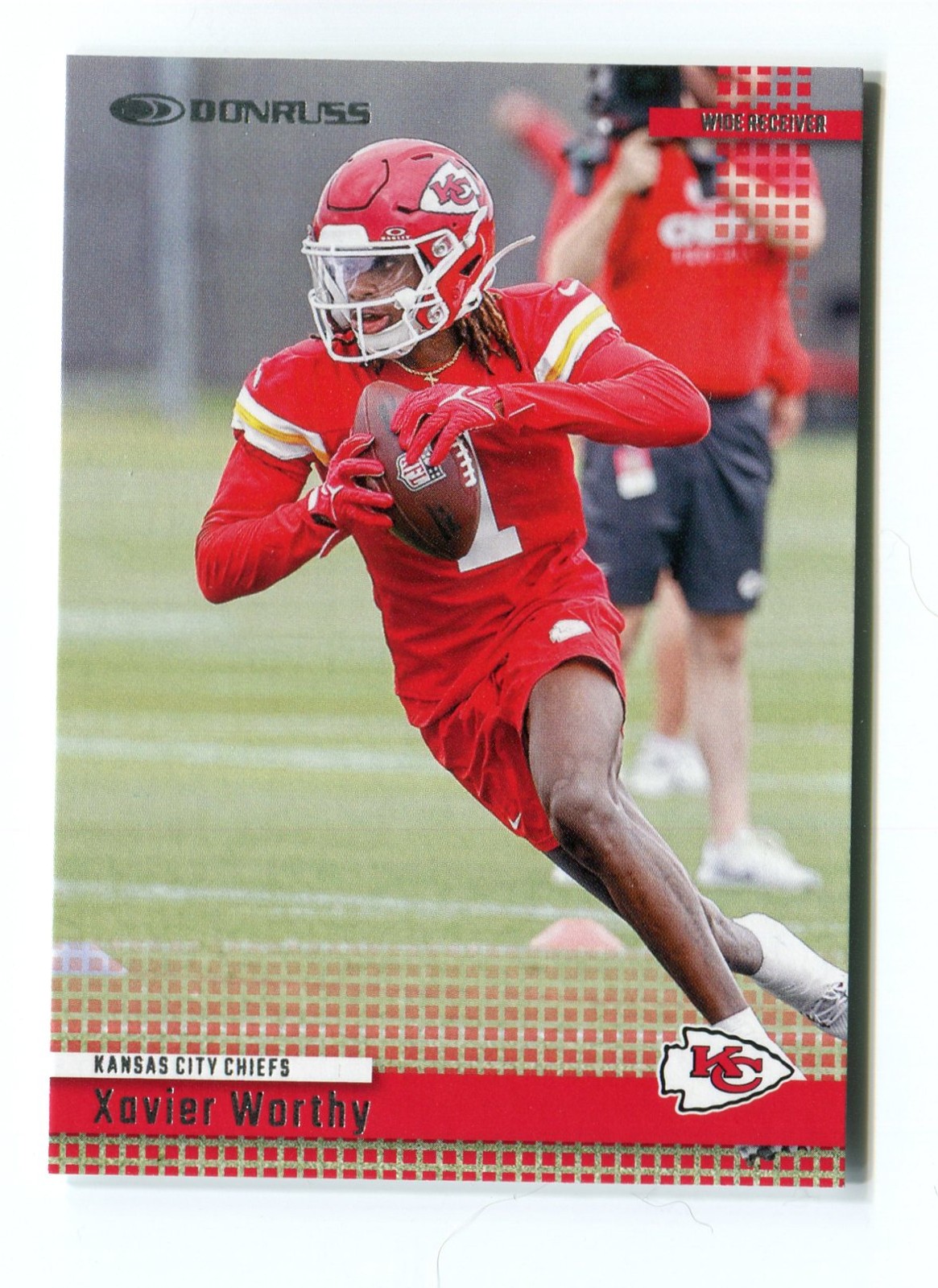 2024 Donruss #32 Xavier Worthy Retro 2004 Kansas City Chiefs