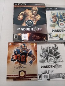 Madden NFL 12 Hall of Fame Edition PS3 W/ Marshall FAULK AUTO!! PlayStation 3