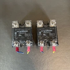 Lot of 2 - Sensata Crydom CWD2410 Solid State Relay 3-32v DC Input, 24-280V 10A 