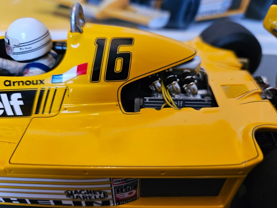 1/18 SPARK RENAULT RS01 RENE ARNOUX BELGIAN GP 1979 - Image 3 of 4