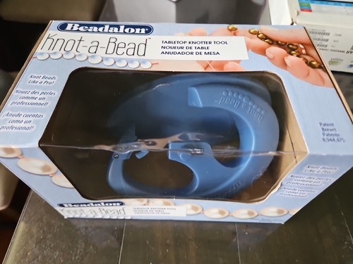 Beadalon Knot-A-Bead Table Top Knotter Tool Hand Knotted Jewelry 216S-275 New