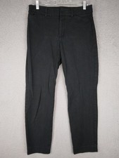 Old Navy Womens 8 30x25 Black Pixie High-Rise Secret-Smooth Pants