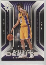 2004-05 Ultimate Collection Ultimate Debuts 306/350 Sasha Vujacic #UD27 0d9