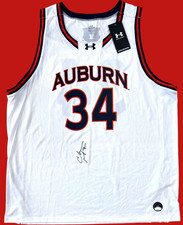CHARLES BARKLEY SIGNED AUBURN TIGERS UNDER ARMOUR BASKETBALL JERSEY SUNS HOF JSA